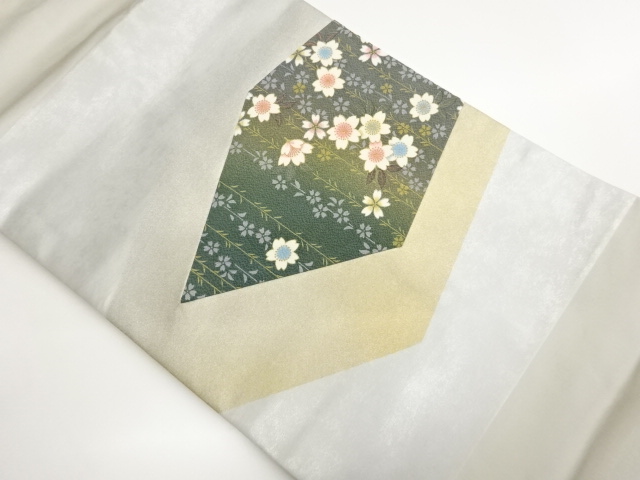 JAPANESE KIMONO / HIKIFOIL KIRIFUKOMI KATABIRAHISHI / WEEPING CHERRY B